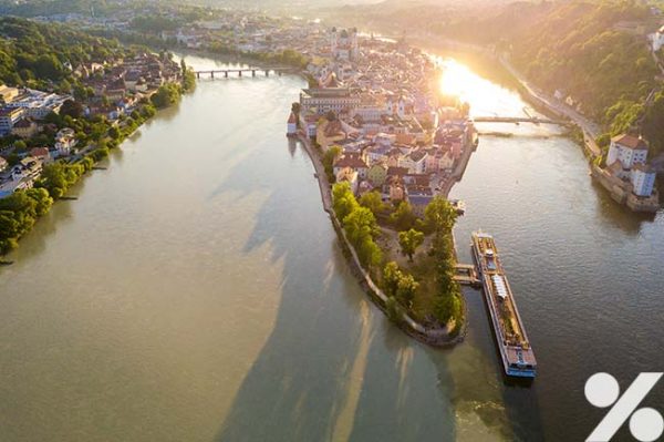 Flüsse in Passau